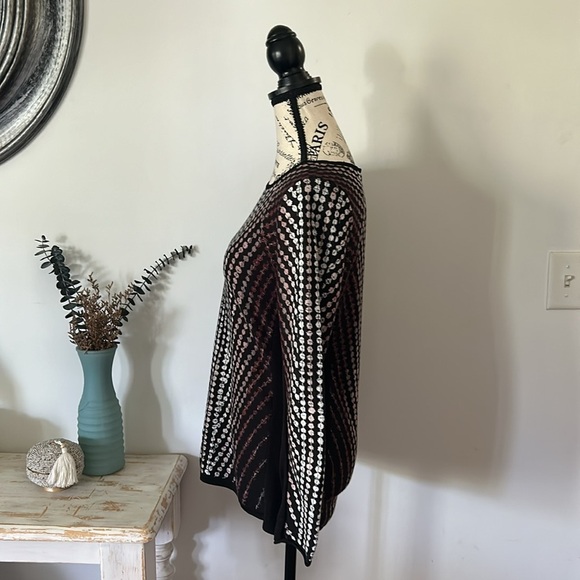 Nic+Zoe Patterned Lightweight Sweater Top Women's size PS - Picture 3 of 7